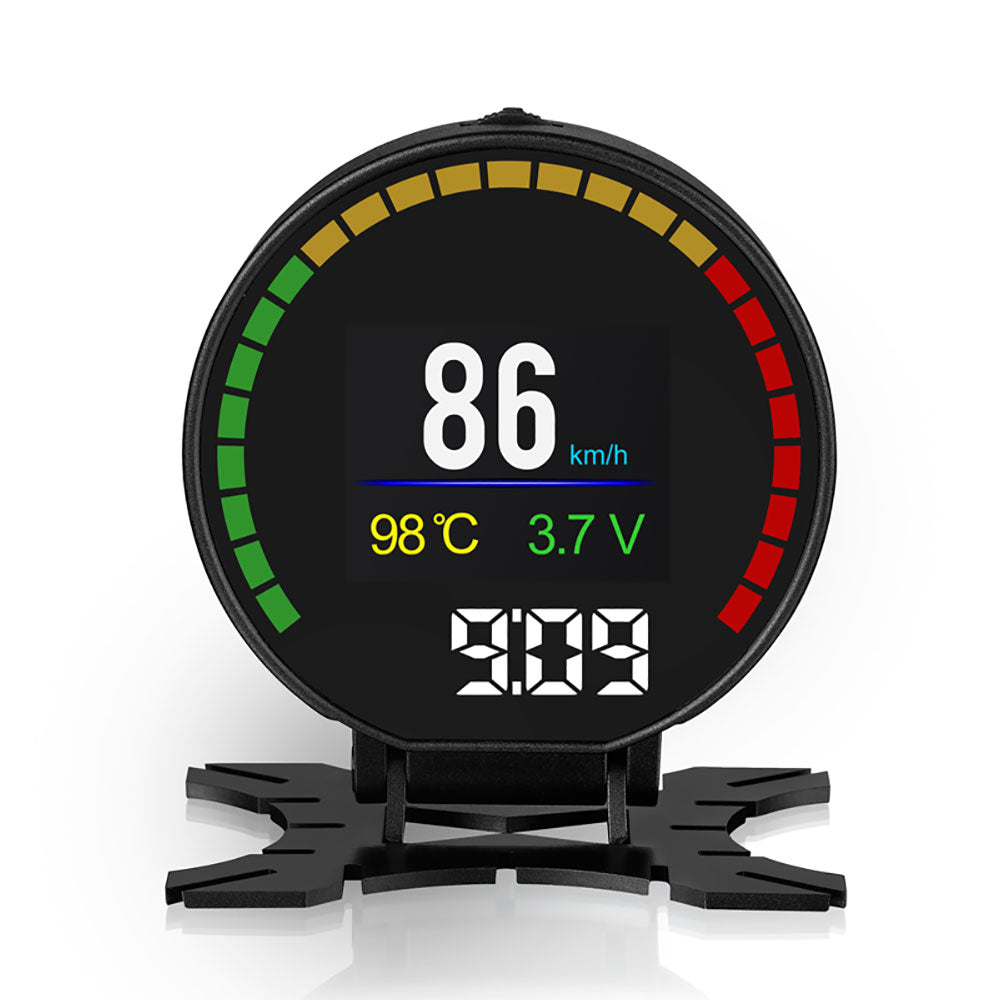 AUTOOL P15 OBD2 HUD Speedometer Head Up Display Smart Digital Meter Speed Voltage Oil Water Temperature PRM Car Gauge Plug and Play   5.0   1 Review   ౹   2 sold byRYSJM HK GAUGE Store (4.9 | 386 sold )