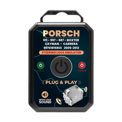 Porsche 911, 997, 987 Boxster, Cayman, Carrera 2005-2012 Steering Lock Emulator Simulator