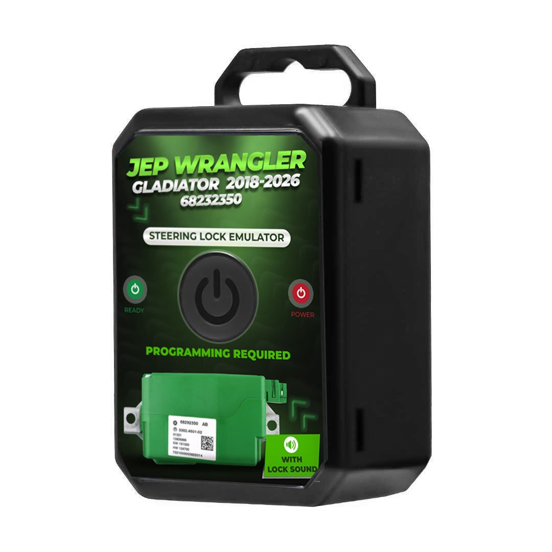 Jeep Wrangler Gladiator 2018-2026 Steering Lock Emulator Simulator
