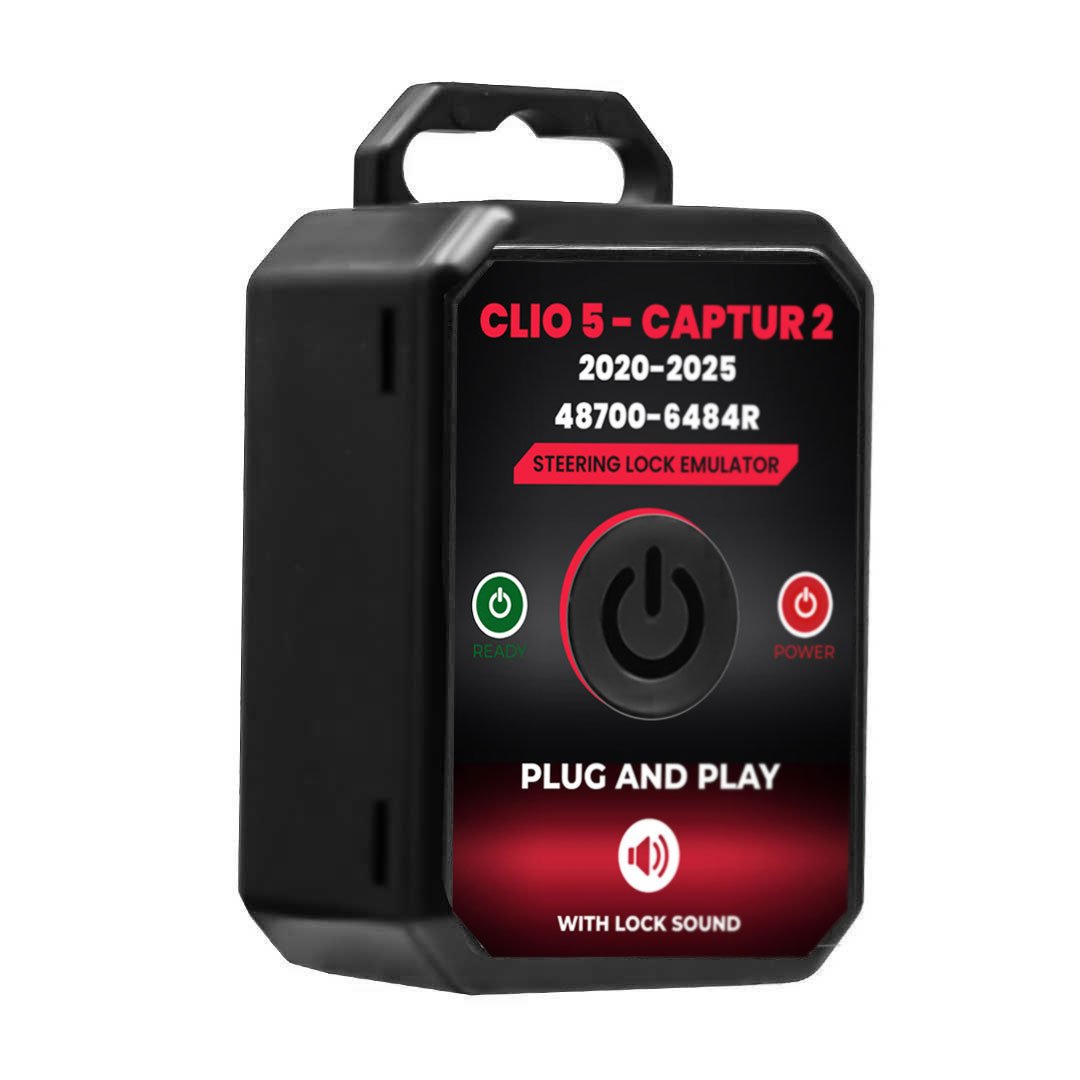 Renault Clio 5 Captur 2 2020-2025 Steering Lock Emulator Simulator