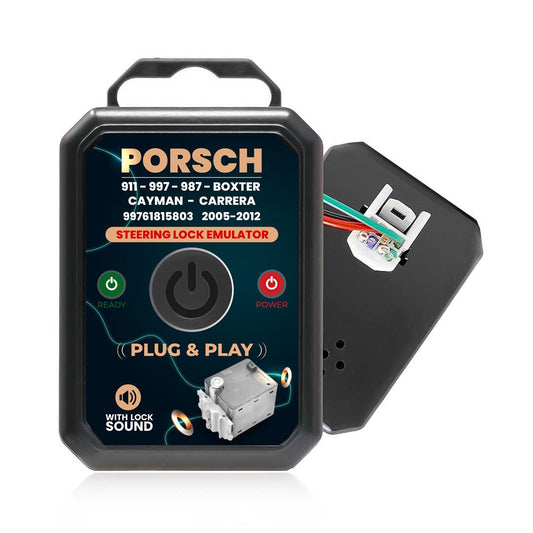 Porsche 911, 997, 987 Boxster, Cayman, Carrera 2005-2012 Steering Lock Emulator Simulator