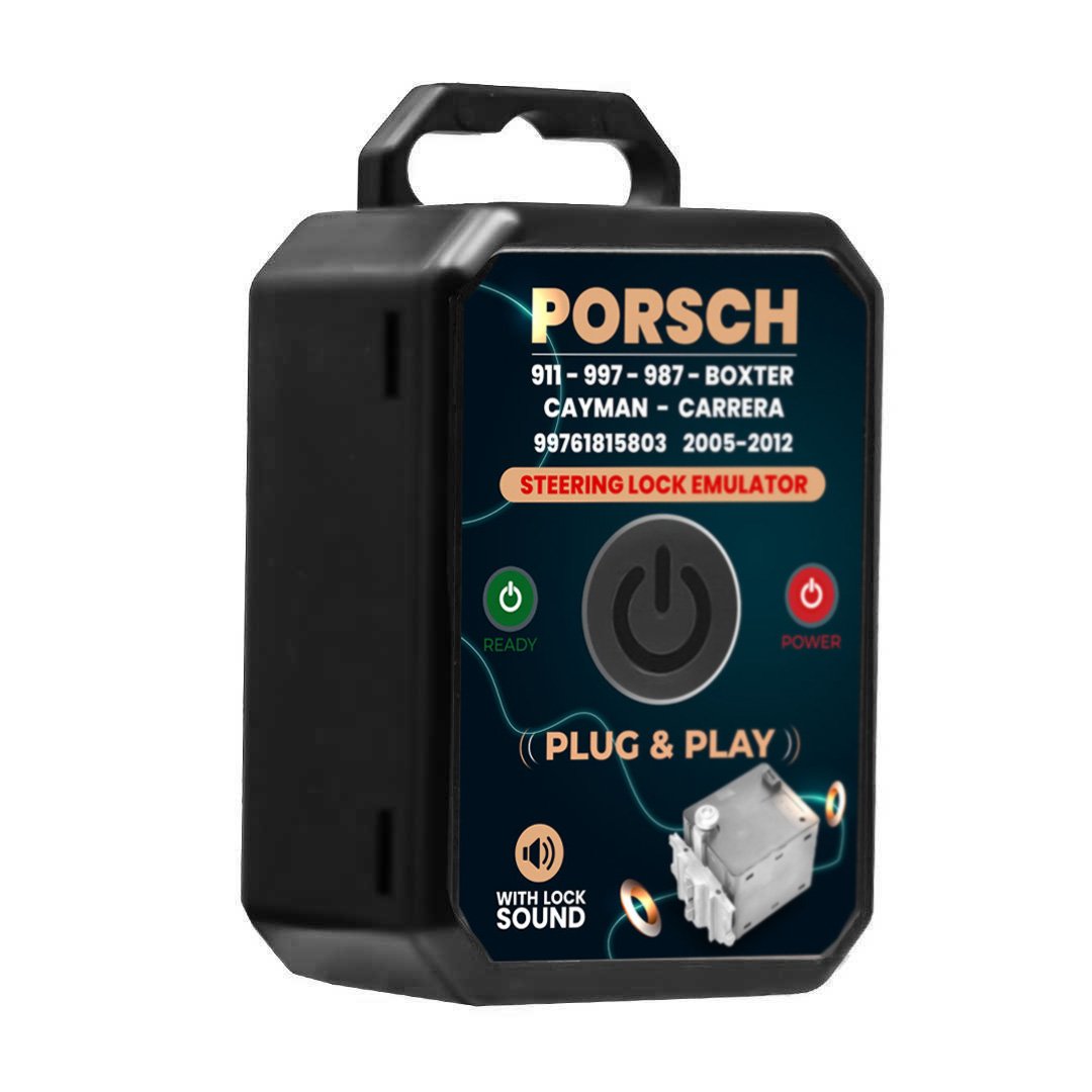 Porsche 911, 997, 987 Boxster, Cayman, Carrera 2005-2012 Steering Lock Emulator Simulator