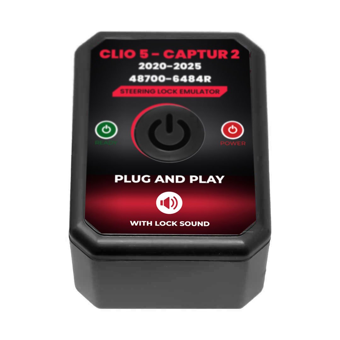 Renault Clio 5 Captur 2 2020-2025 Steering Lock Emulator Simulator