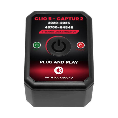 Renault Clio 5 Captur 2 2020-2025 Steering Lock Emulator Simulator