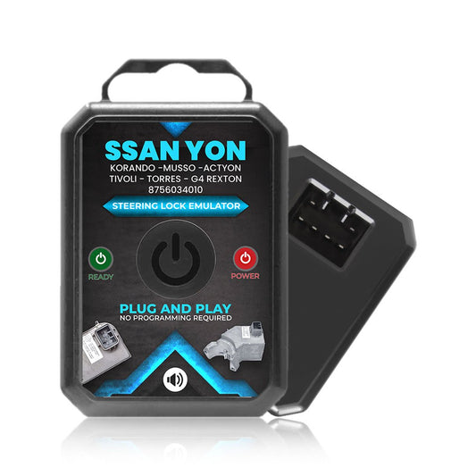 1PC SsangYong Korando - Musso - Actyon - Tivoli - Torres - G4 Rexton Steering Lock Emulator Simulator With Lock Sound
