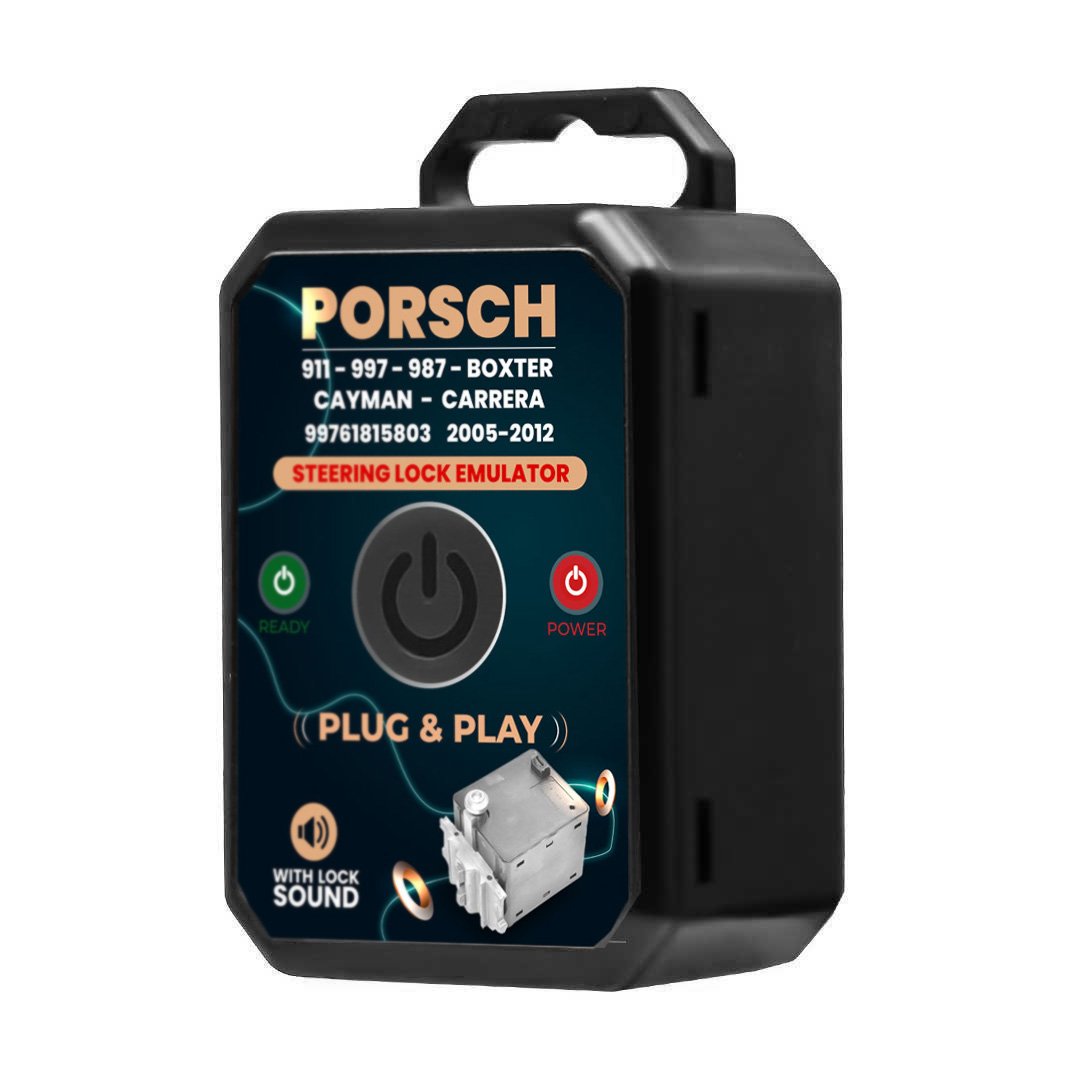 Porsche 911, 997, 987 Boxster, Cayman, Carrera 2005-2012 Steering Lock Emulator Simulator
