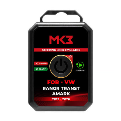 VW Amarok Ford Ranger Kuga Escape Fiesta Focus Mustang Puma Tourneo Transit Custom 2019-2026 Steering Lock Emulator Simulator