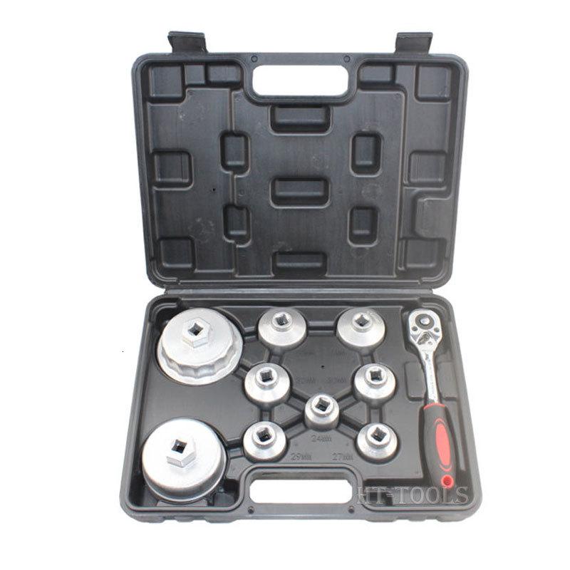 10pcs Car Maintenance Tools Oil Filter Wrench Set  Toyota, BMW Benz Buick Oil Filter Remover Hand Tool Set Six Angle