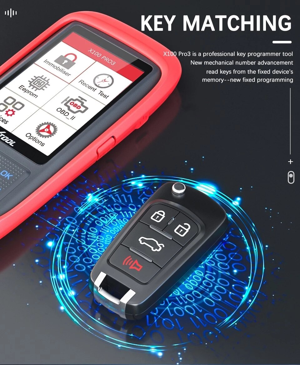 XTOOL X100 PRO3 PRO2 Professional Auto Key Progarmmer Code Reader Diagnostic Tool With EPB ABS TPS Reset Functions OBD2 Scanner