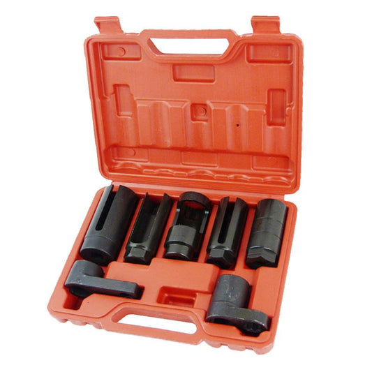 7pcs Oxygen Sensor Socket Automotive Shop Hand Tool Set