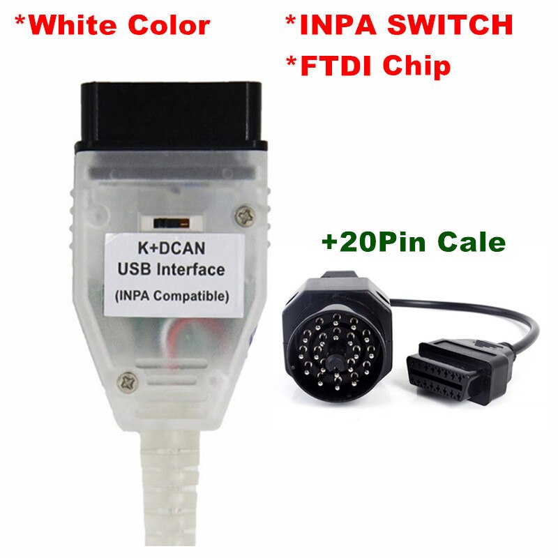 Full Chip  BMW INPA K DCAN K+CAN FTDI Chip USB Diagnostic Interface INPA Compatible  BMW Series New Design