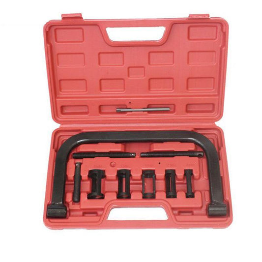 Top Quality 10Pcs Solid Valve Spring Compressor Tool Kit  Car Motorcycle Vehicle Petrol Engines