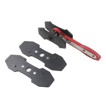 Ratcheting Brake Caliper Piston Spreader Press Tool With 2 Sizes of Piston Plate