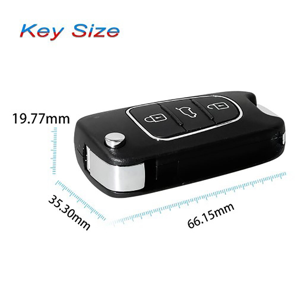 5pcs/lot Xhorse XNHY02EN Wireless Universal Remote Key  Hyundai Flip 3 Buttons  VVDI Key Tool English Version