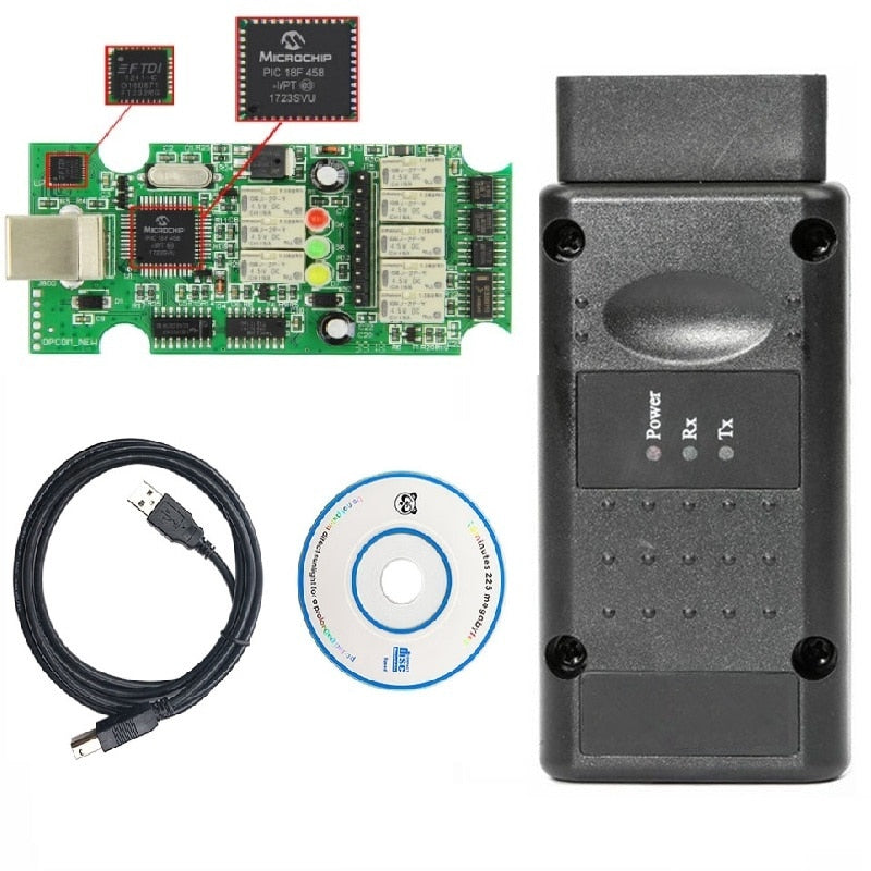 OPCOM 200603a V1.95 firmware Opel OPCOM 2021 with PIC18f45 Chip OBDII ...