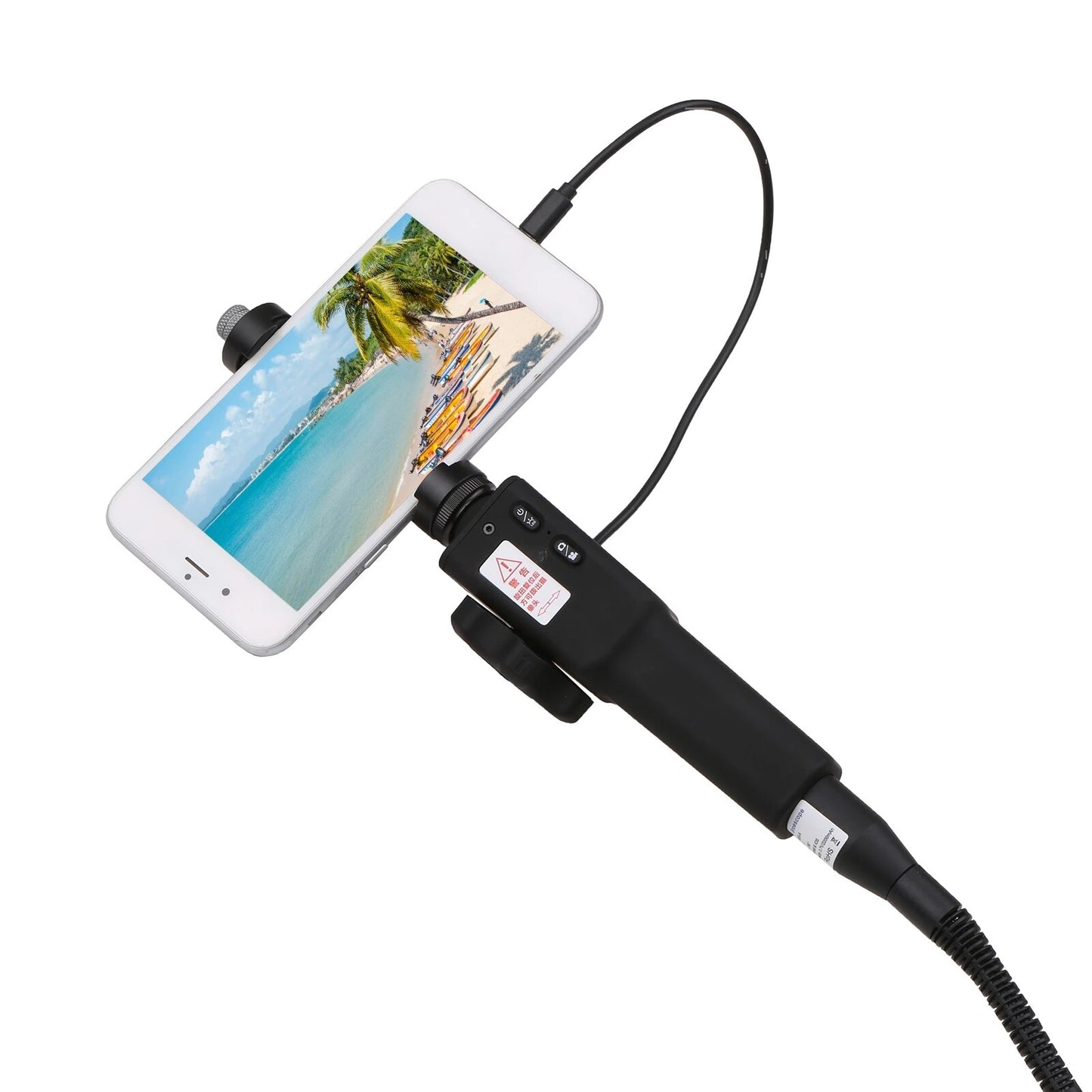 8.5/5.5mm Steering Endoscope Photo Taking & Video Recording Industrial Manual Steerable Endoscope  3.5" to 6.3" Screen Phones