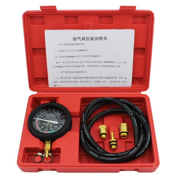 Exhaust System Diagnostic Tool Exhaust Back Pressure Tester
