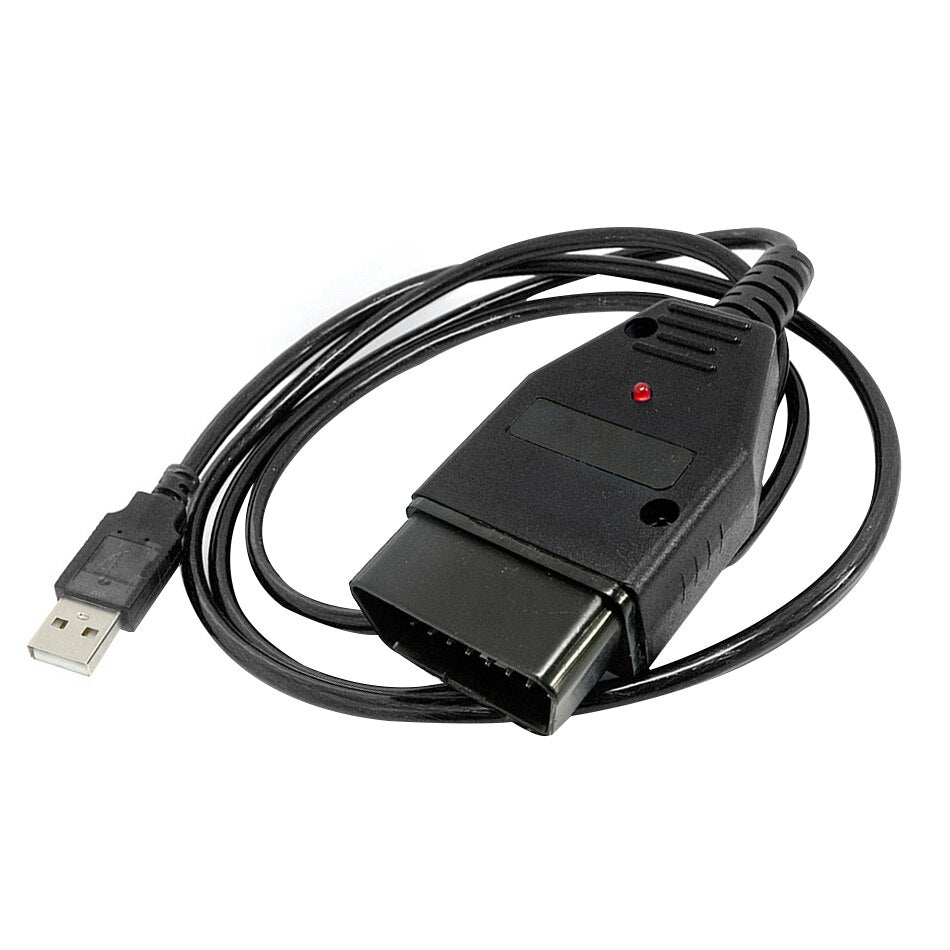 Black/Blue VW 409.1  409 Kkl OBD2 USB Diagnostic Cable Scanner Interface  VW Audi Seat Volkswagen