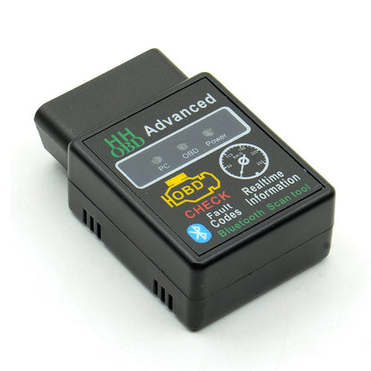 2021 New Design HH OBD Advanced MINI ELM327 v2.1 Black Bluetooth OBD2 Car CAN Wireless Adapter Scanner Tool
