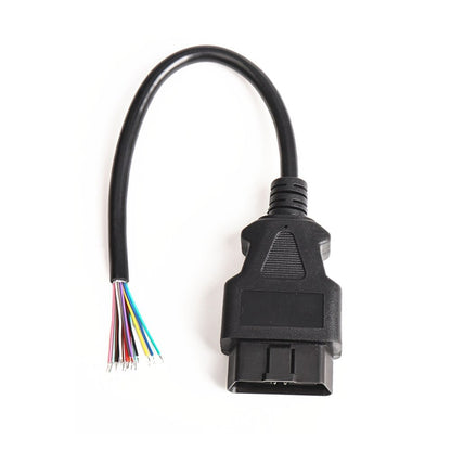 OBD2 16Pin Male Plug Connector  ELM327 Extension Adapter OBD Cable OBDII EOBD ODB2 16 Pin OBD 2 Adaptor Opening Female Cable