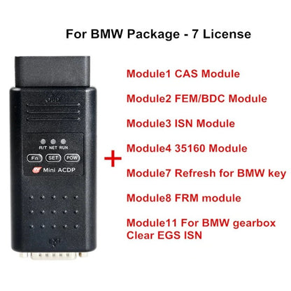 Yanhua Mini ACDP Programming Master  BMW CAS FEM BDC Key Programmer 7 Authorizations Module 1/2/3/4/7/8/11