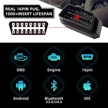 Vgate iCar Pro vLinker MC Bluetooth 4.0/3.0/WiFi OBD2 Scanner  Android/IOS Wifi Bluetooth ELM327 Auto Code Reader OBDII Tool