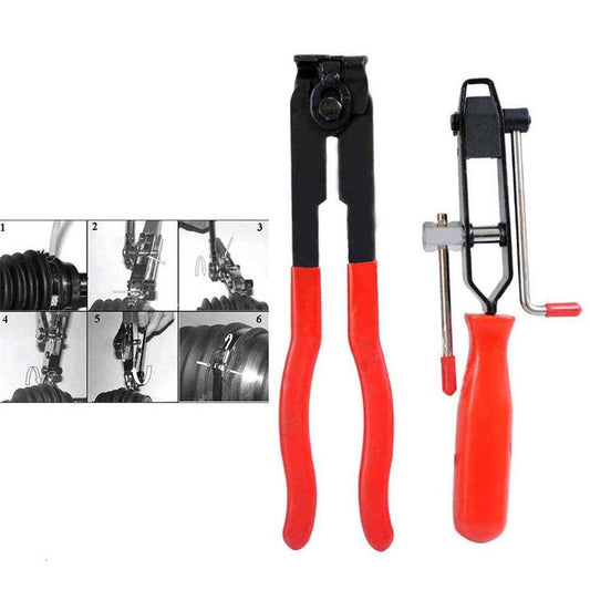 2pc CV Joint Clamp Banding Install Tool Ear Type Boot Clamp Pliers Profession Hand Tool