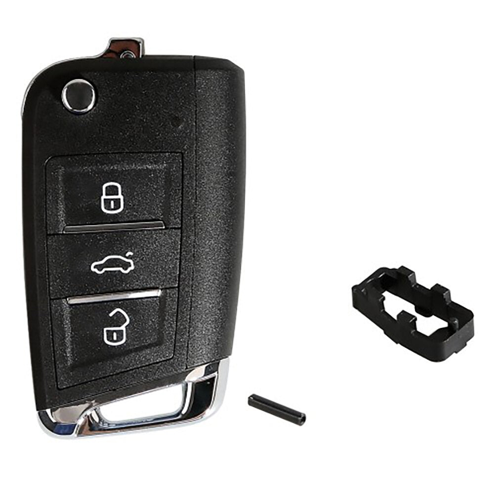 Xhorse XKMQB1EN Wire Remote Key  VW MQB Flip 3 Buttons English Version  VVDI Key Tool 5pcs/lot