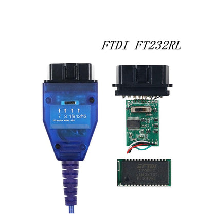 409.1 FTDI FT232RL Chip 409  OBD2 Auto Car Diagnostic Cable Car Ecu Scanner Tool 4 Way Switch  Multi-brand cars