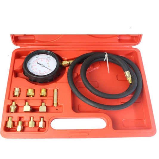 TU-11A Universal Automotive Pressure Tester Pressure Meter Oil Pressure Tester Gauge Test Kit Garage Tool