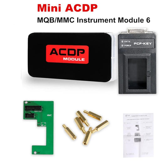 Yanhua Mini ACDP MQB/MMC Instrument Module 6 IMMO Adjustment Newly Add PCF-key Adapter