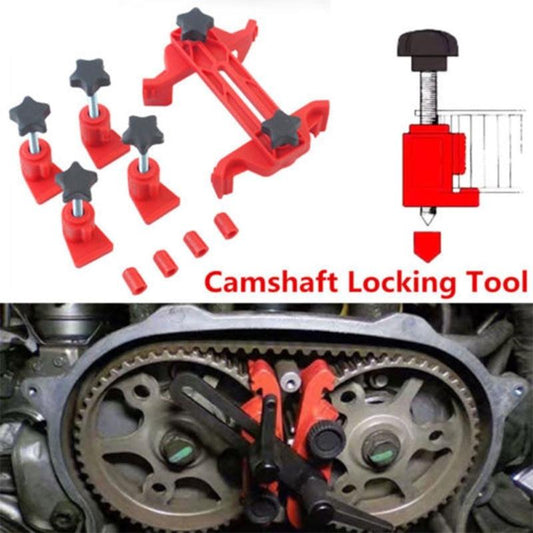 9pcs Car Auto Dual Cam Clamp Camshaft Engine Timing Sprocket Gear Locking Tool Kit Sprocket Gear Timing Car Accessories