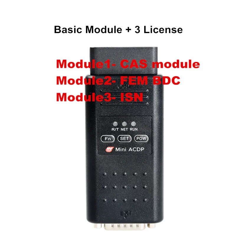 Yanhua Mini ACDP  BMW IMMO Package  BMW CAS1/2/3/3+/4/4+ FEM/BDC Add Key All-key-lost Reset FEM/BDC Restore