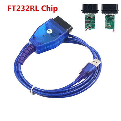409.1 FTDI FT232RL Chip 409  OBD2 Auto Car Diagnostic Cable Car Ecu Scanner Tool 4 Way Switch  Multi-brand cars