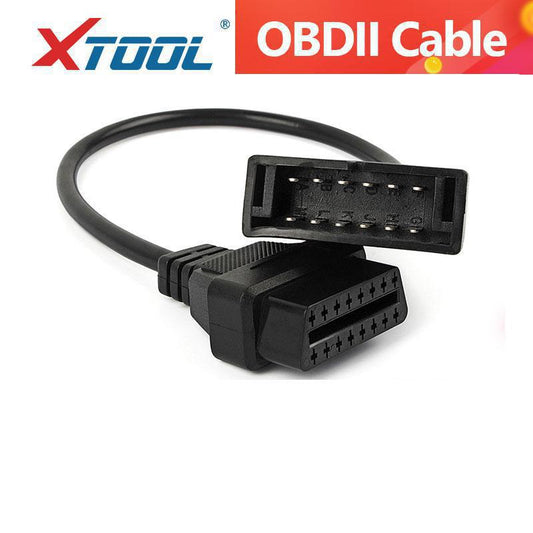 Auto Diagnostic Connector OBDII OBD 2 Connector Adapter  GM 12Pin GM12 to 16Pin Cable  GM Vehicles auto scanner adapter