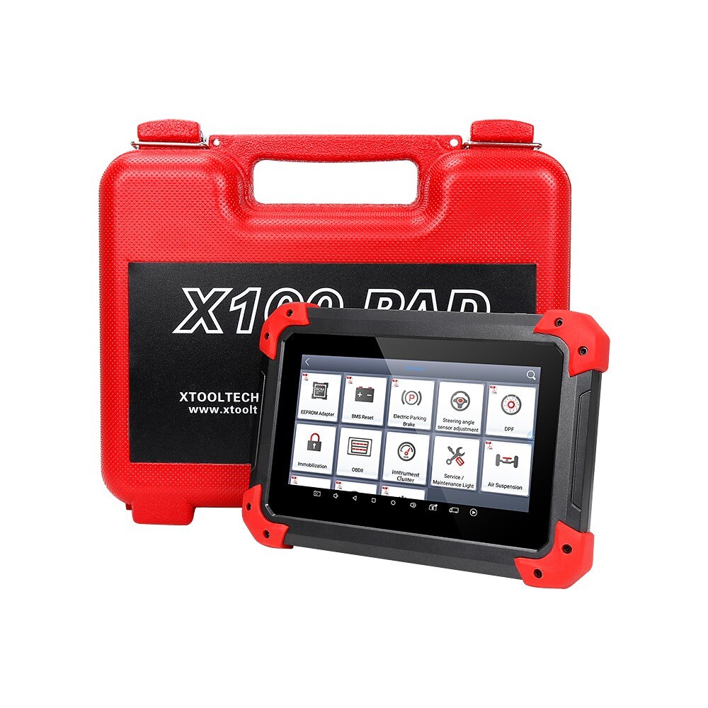 X100 PAD Car Key Programer OBD2 Diagnostic Scanner Automotive Code Reader IMMO EPB DPF BMS 24 Reset Function Free Update Online