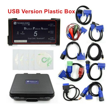 DPA5 Dearborn Protocol Adapter 5 Diesel Heavy Duty Truck Diagnostic Tool DPA 5 with BT /USB scanner work  multi-brands
