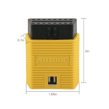 AUTOOL Obd2 16 Pin Extension Universal Extension Connector  ELM327/AL519/Easydiag Launch Obd Scanner Adapter