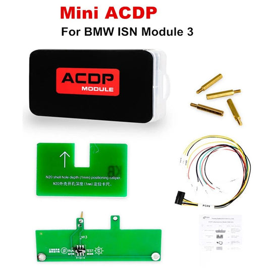 Yanhua Mini ACDP  BMW ISN Module 3 Read Write  BMW DME ISN Code by OBD All Key Lost No Need Soldering with A50B A50D A50E