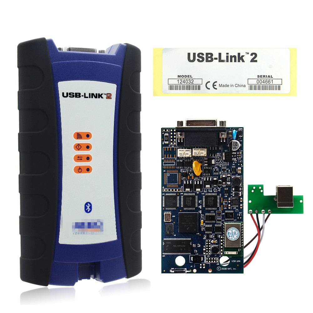 NEXIQ-2 USB Link N2 125032 Bluetooth  Volvo ISUZU NE IQ 2 USB Link  Diesel Heavy Duty Truck Scan Interface USB Link 2