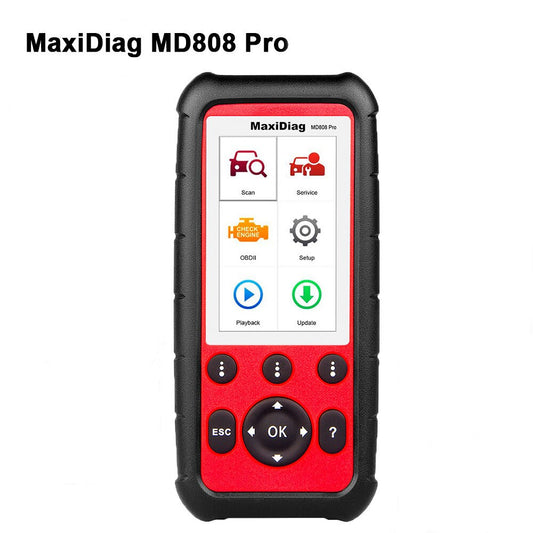 Autel MaxiDiag MD808 Pro All System OBDII Scanner with Read/Clear Codes Control and Test BMS/Oil Reset/SRS/EPB/DPF/SAS Systems
