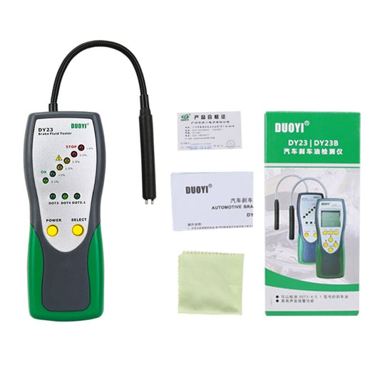 DUOYI DY23B DY23 Car Brake Fluid Tester Oil Inspection Goose Neck Detector Sound And Light Double Alarm For DOT3 DOT4 DOT5