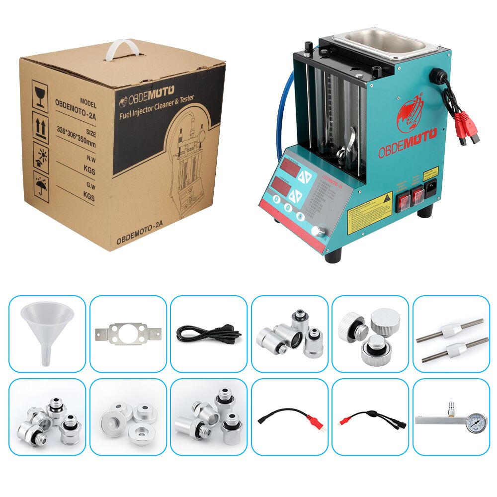 Professinal Motorcycle Two Cylinder Fuel Injector Cleaning Machine OBDEMOTO-2A