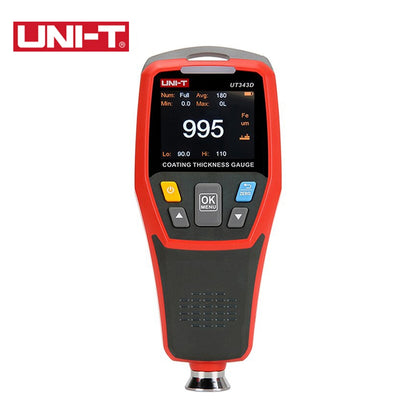 UNI-T UT343D Metallic Car Paint Film Thickness Gauge With USB Data Storage Function FE/NFE Coating Tool Measurement