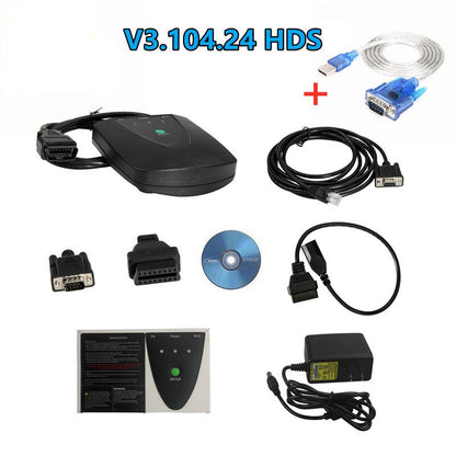 Honda HDS HIM Car Diagnostic Tool HDS V3.103.066 Updated To V3.104.24 & Double PC Board & USB To RS232 Bull Adapter Scanner