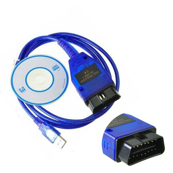 KKL USB VAG409.1COM  409.1 OBD2 USB Cable VAG-COM Auto Scanner Scan Tool  Seat Diagnostic Tools Car Diagnostic Line