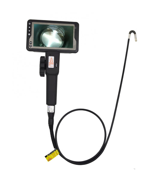 2 Directions  Rotation Endoscope Videoscope Camera Industrial Steering Borescope Car Inspection Snake Camera with Screen