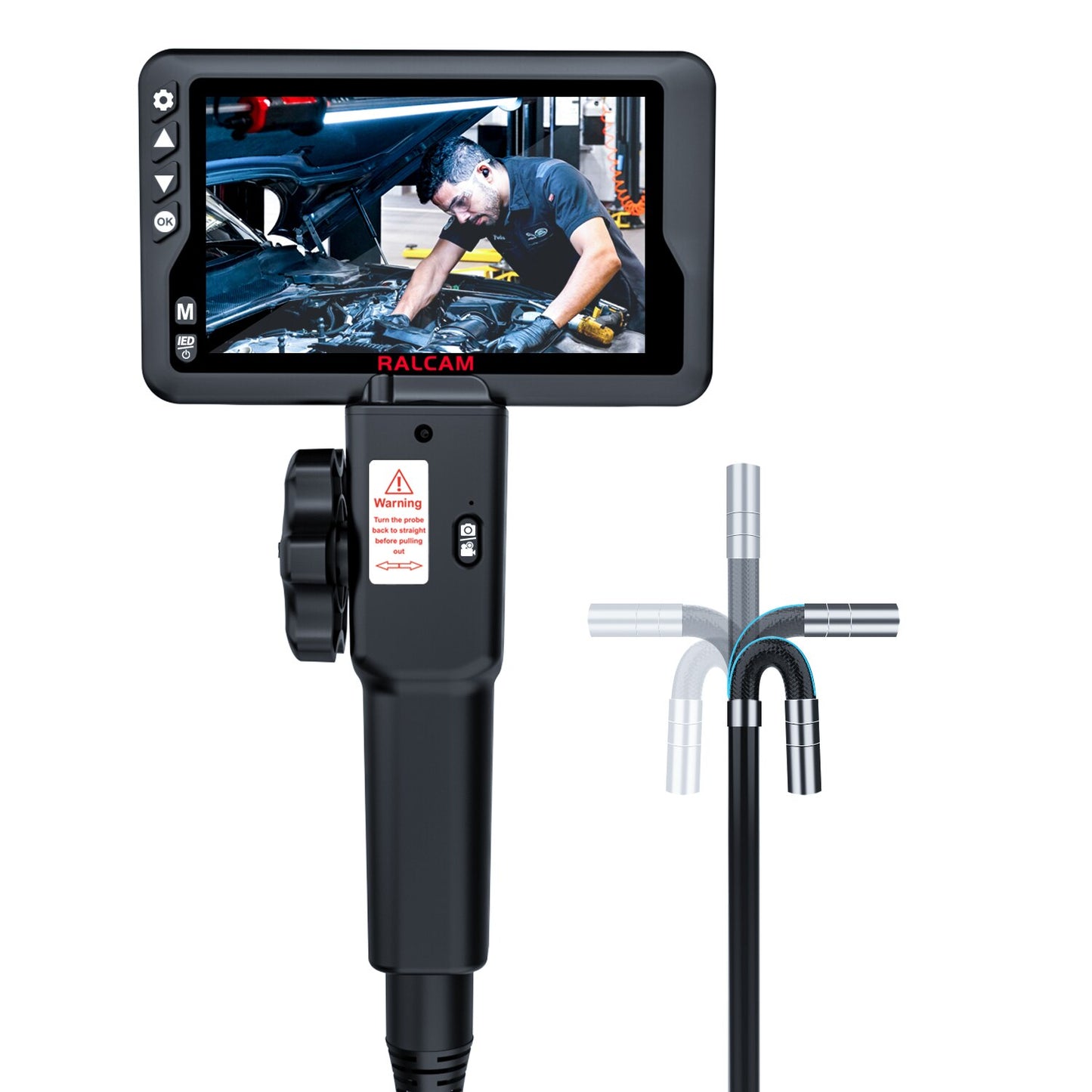 8.5Mm Endscope Camera Wifi 4.5-Inch Ips Lcd Industrial Borescope 3.7V 6000Mah Video Endoscope