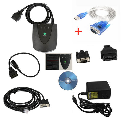 Honda HDS HIM Car Diagnostic Tool HDS V3.103.066 Updated To V3.104.24 & Double PC Board & USB To RS232 Bull Adapter Scanner