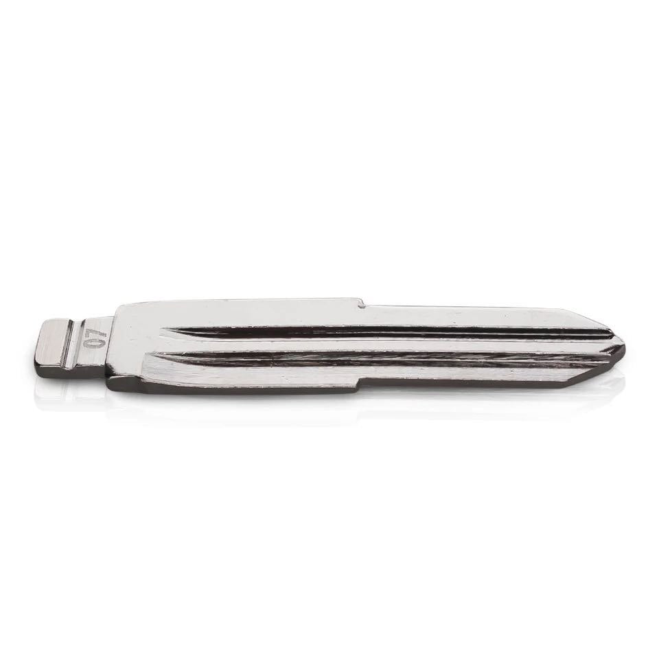 10pcs 07# MIT11 MIT11R Metal Uncut Blank Flip Remote Key Blade  Mitsubishi  keydiy KD xhorse VVDI JMD